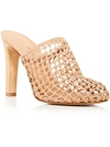 Ferragamo Ellas X5 Womens Evening Woven Heels In Beige