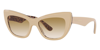 Dolce & Gabbana Dolce And Gabbana Gradient Light Brown Cat Eye Ladies Sunglasses Dg4417 338113 54 In Brown / White