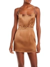 RETROFÉTE EASTON WOMENS CHAIN SHORT MINI DRESS