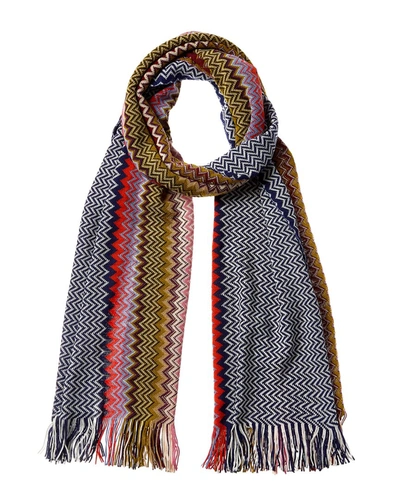 Missoni Wool-blend Scarf In Multi