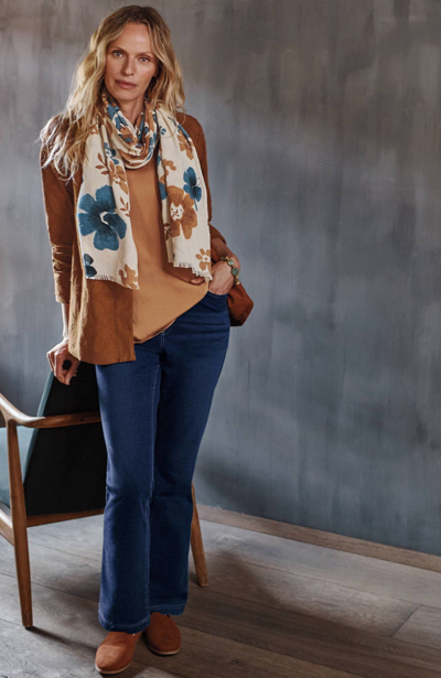 Jjill J.jill Pure Jill 5-pocket Knit Wide-leg Jeans In Everyday Wash