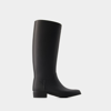 Anine Bing Kari Rain Boots In Black In Black