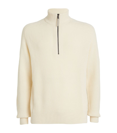 Bogner Virgin Wool-cashmere Darvin Sweater In White