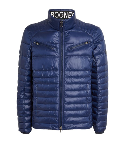 Bogner Vinzent Zip-up Padded Jacket In Blue