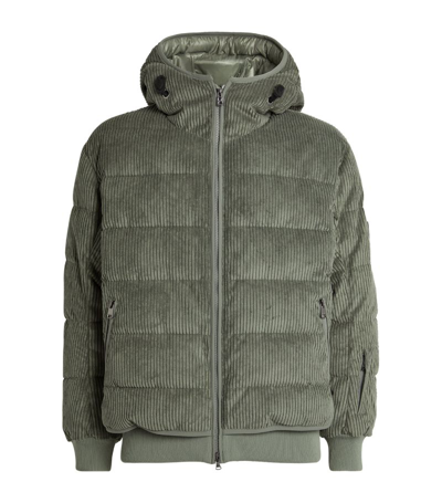 Bogner Egon Corduroy Ski Jacket In Green