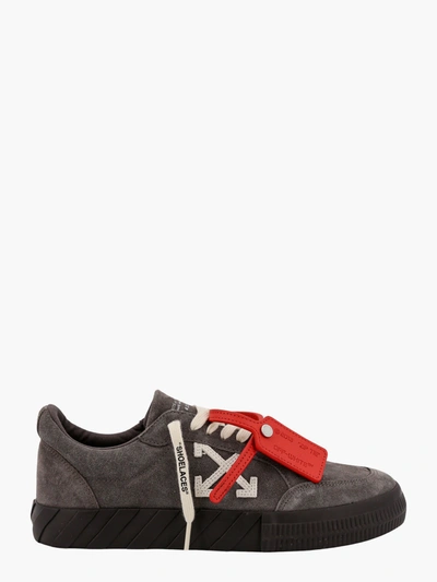 Off-white Vulcanized Low-top Sneakers In Grey