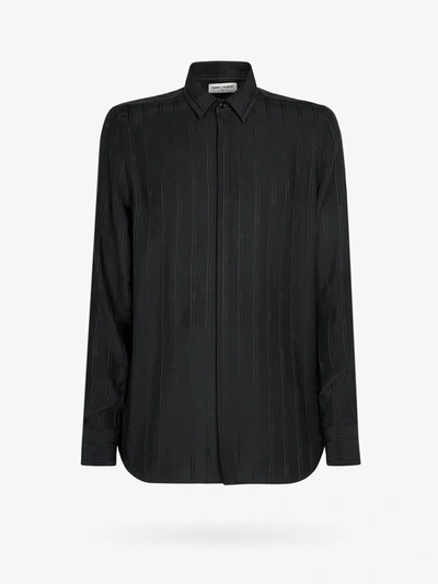 Saint Laurent Shirt In Black