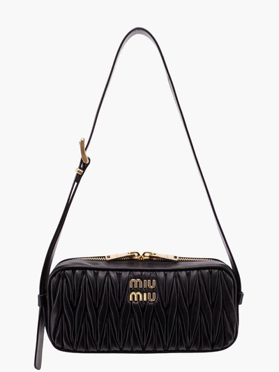 Miu Miu Shoulder Bag In Black