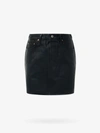 Levi's Cotton Closure With Metal Buttons Frayed Profile Skirts In Black