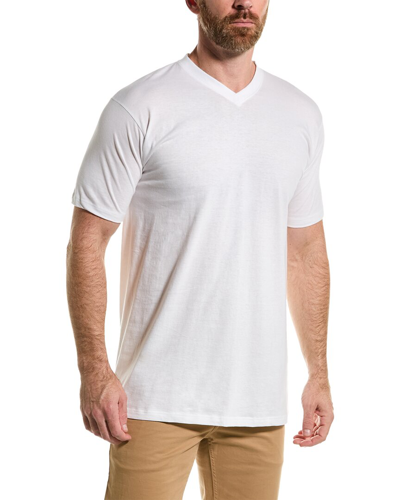 Hom V-neck T-shirt In White