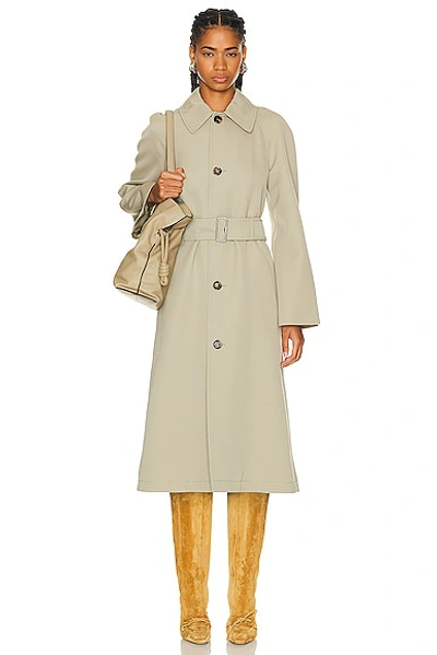Burberry Trench Coat In Hunter