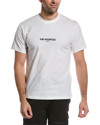 The Kooples Brand-print Cotton T-shirt In White