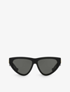 GUCCI GUCCI WOMEN'S BLACK GG1333S CAT-EYE ACETATE SUNGLASSES