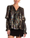 TRINA TURK TRINA TURK AMBROSIAL SILK-BLEND TOP