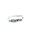 PANDORA PANDORA ME SILVER WHATEVER SCRIPT CHARM