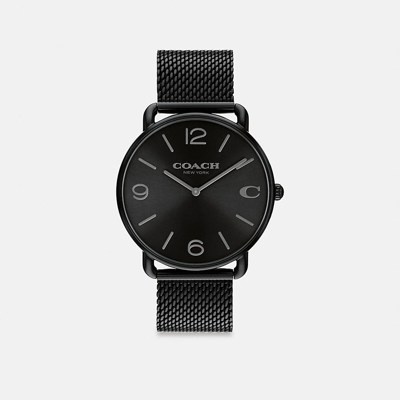 Coach Elliot Watch, 41mm In Blackout/black