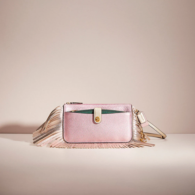 Coach Upcrafted Noa Pop Up Messenger In Colorblock In Pink