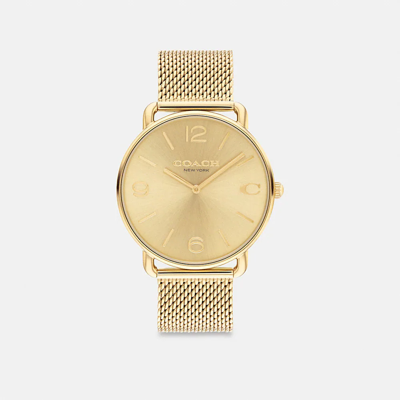 Coach Elliot Watch, 41mm In Gold