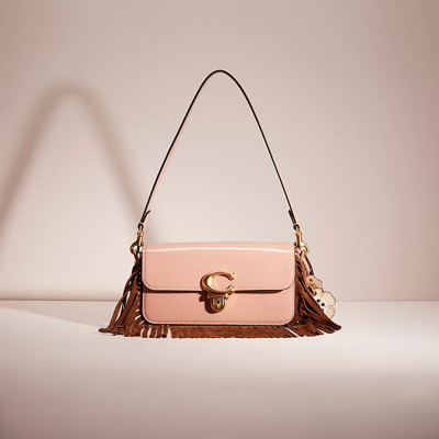 Coach Upcrafted Studio Baguette Bag In Pink
