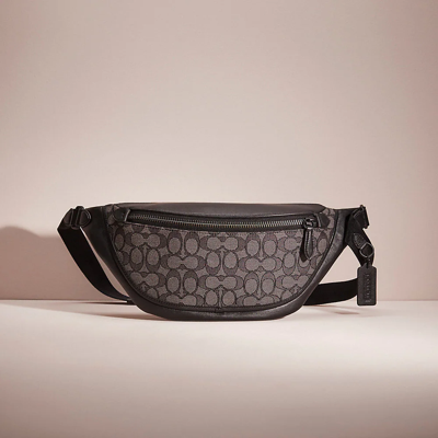 Coach Restored League Belt Bag In Signature Jacquard