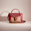 Coach Restored Courier Carryall 23 In Colorblock Signature Canvas In Brass/tan Red Apple Multi