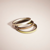 Coach Remade Leather Bangle Set In Green Multi