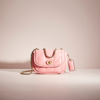 Coach Restored Pillow Madison Shoulder Bag 18 With Quilting In Brass/bubblegum