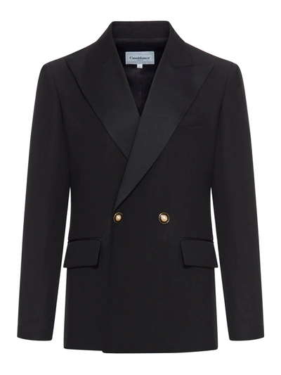 Casablanca Tuxedo Jacket In Black