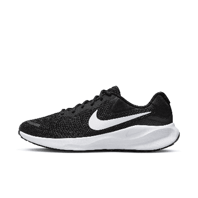 Nike Men's Revolution 7 Road Running Shoes In Black
