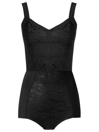 Floral lace bustier in black - Dolce Gabbana