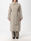 Ami Alexandre Mattiussi Ami Paris Long Belted Coat Clothing In Beige