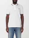 Fred Perry Polo  Herren Farbe Weiss In White