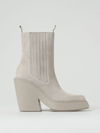 Vic Matie Flat Ankle Boots Vic Matié Woman Color White In White