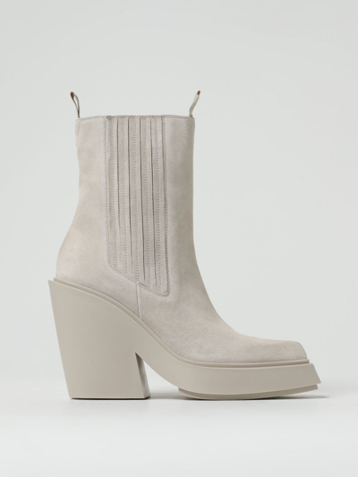 Vic Matie Flat Ankle Boots Vic Matié Woman Color White