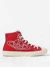 Vivienne Westwood Plimsoll Canvas Sneakers In Red