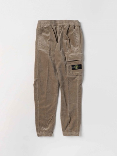 Stone Island Trousers  Junior Kids In Grey