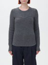 Isabel Marant Zilyae Slim Fit Pullover In Grey