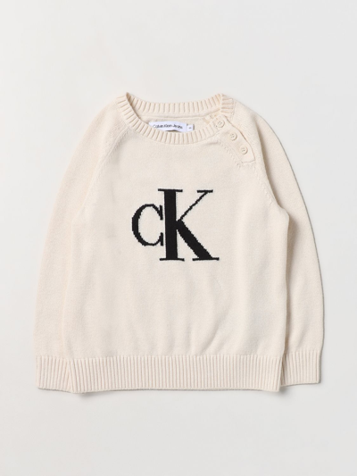 Calvin Klein Jeans Est.1978 Babies' Pullover Calvin Klein Jeans Kinder Farbe Weiss In White