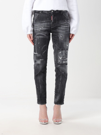 Dsquared2 Jeans  Woman In Black