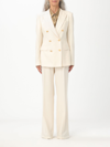 Tagliatore Double-breasted Tailored Suit In Yellow Cream