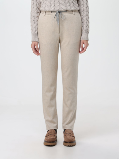 Eleventy Trousers  Woman Colour Sand