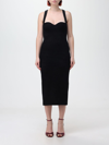 Philosophy Di Lorenzo Serafini Midi Dress In Black