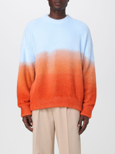 Bonsai Sunset Fluffy Jumper In Multicolor