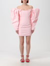 Jacquemus La Robe Taffetas Mini Dress In Pink