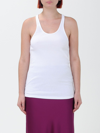 Isabel Marant Tenesy Racerback Cotton Top In White