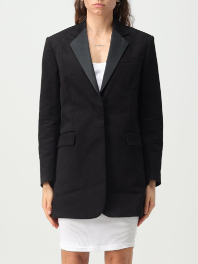 ISABEL MARANT BLAZER IN STRETCH COTTON,E92159002