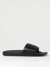 TOM FORD SLIDES IN LEATHER AND RUBBER,E92186002