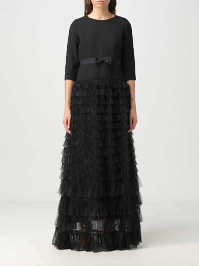 Edward Achour Paris Dress  Woman In Black