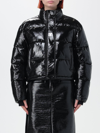 Courrèges Quilted Stand-collar Puffer Jacket In Black