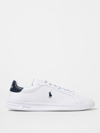 Polo Ralph Lauren "heritage Court Ii"  Leather Sneakers In White